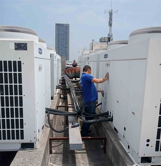 西乌珠穆沁中央空调制热和不制冷系统维修方法